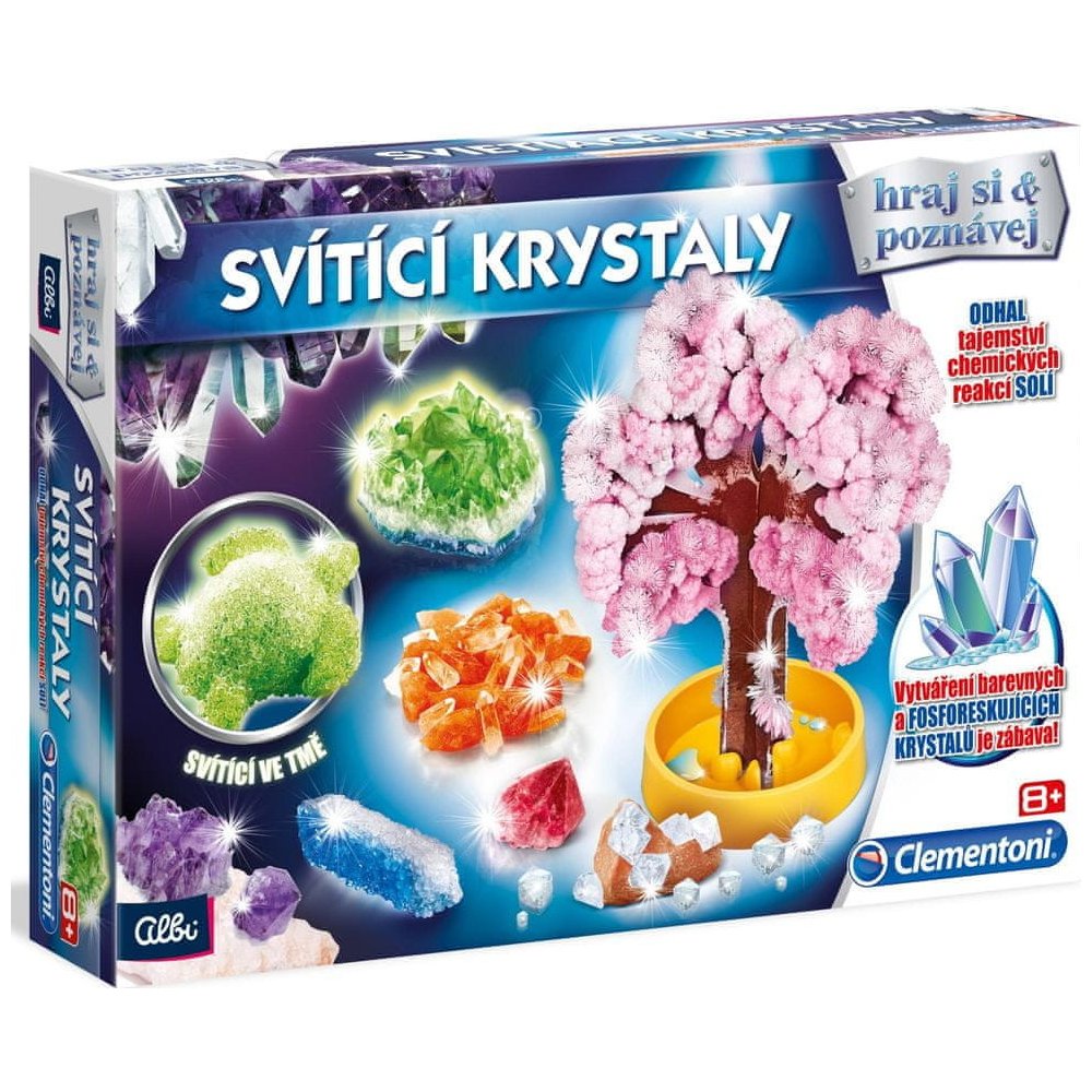 Sada na výrobu svítících krystalů pro dívky.