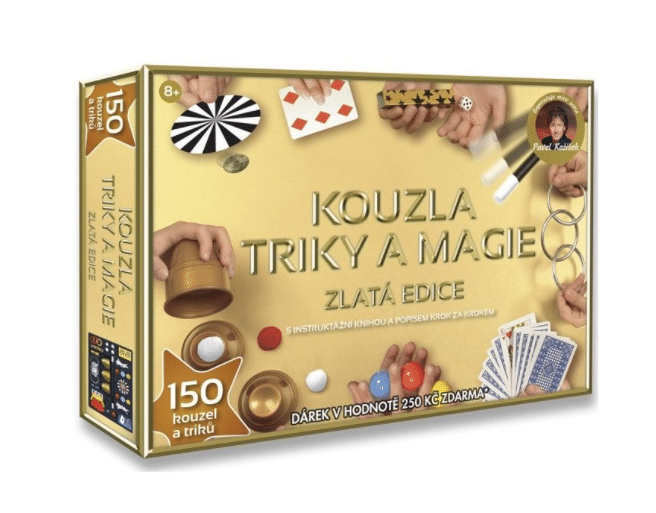 HM Studio Kouzla triky a magie Zlatá edice 150 triků