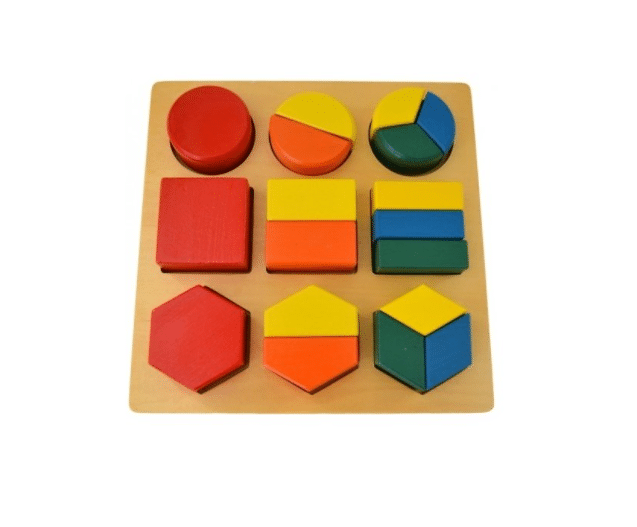 Montessori geometrický tác