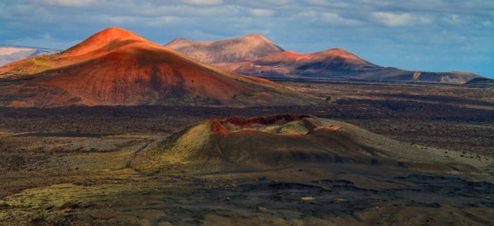 Národní park na ostrově Lanzarote.