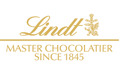 Zlaté logo Lindt.