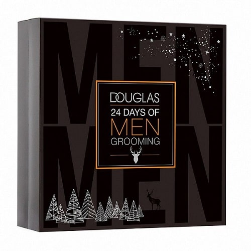 Černý luxusní kalendář značky Douglas 24 days of men grooming