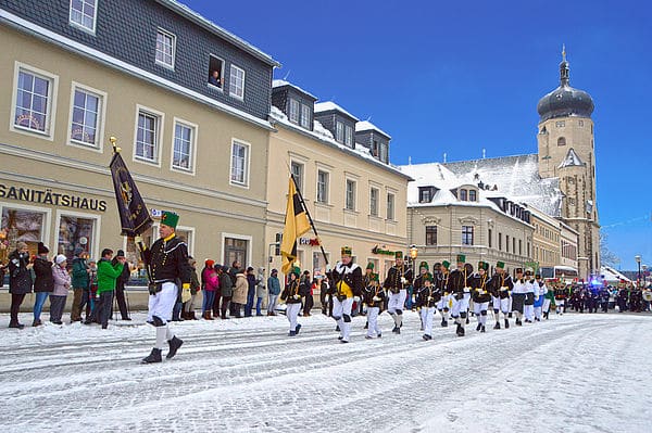 Velká horská přehlídka Marienberg.