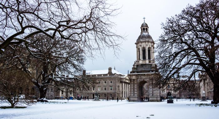  Trinity College Dormitory in Dublin.