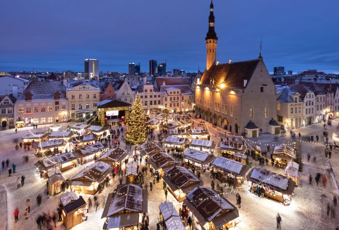 Christmas markets in the capital of Estonia.