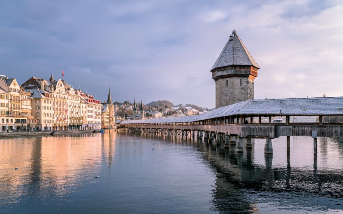 Kapličkový most v Luzernu.